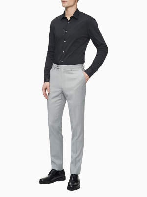 Skinny Fit Light Grey Pants