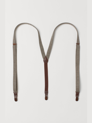 Herringbone-pattern Suspenders