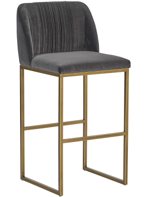 Nevin Bar Stool, Shadow Grey