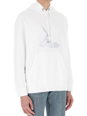 Burberry Cupid Print Oversized Hoodie