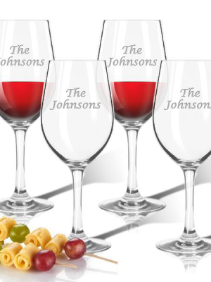 Personalized Acrylic Wine Stem Glasses