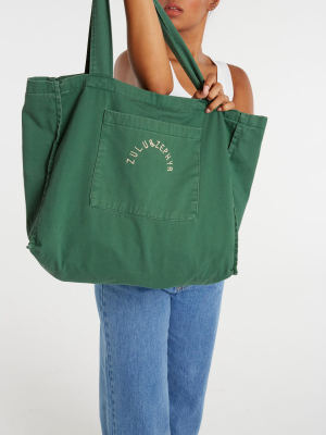 Zulu & Zephyr Canvas Bag - Tallow Green