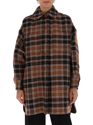 See By Chloé Oversized Checked Shirt