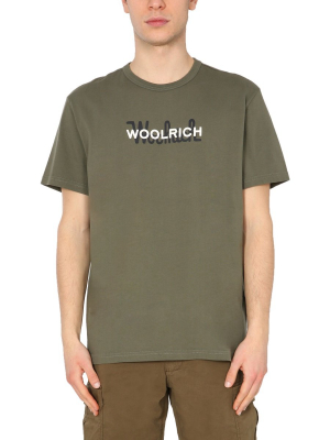 Woolrich Macro Logo T-shirt