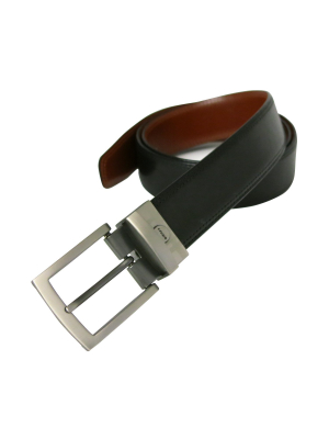 Xavier Reversible Belt In Black/brown