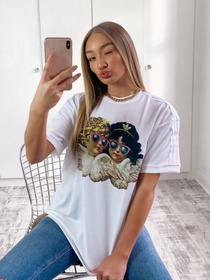 Adidas Originals X Fiorucci Angel T-shirt In White