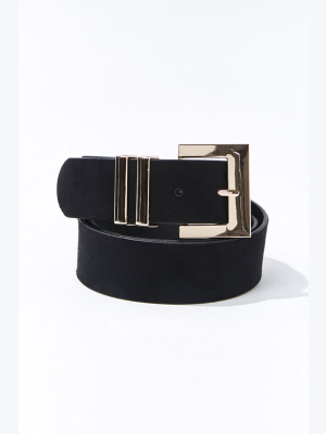 Faux Suede Belt