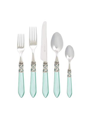 Vietri Aladdin Antique Aqua 5-piece Place Setting