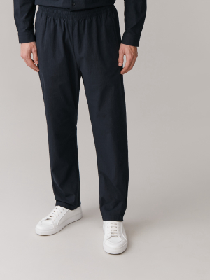 Seersucker Cotton Joggers