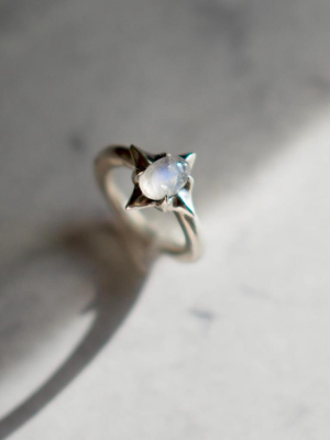 Stardust Moonstone Ring