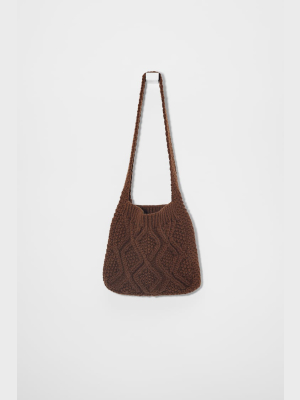 Knit Crossbody Bag