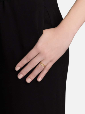 Titan Ring, 14k Gold Pavé