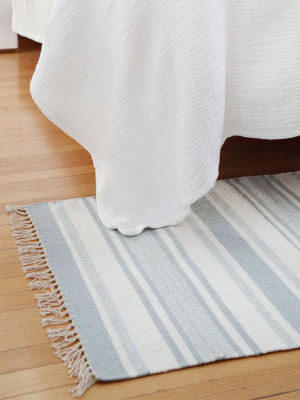 Calypso Handwoven Rug - Nordic Blue