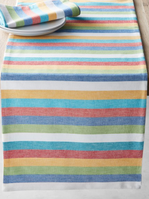 Summer Stripe Table Runner