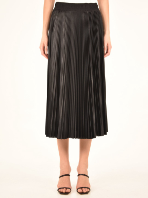 Balenciaga Pleated Midi Skirt