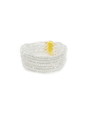 Meghan 5 Strand Crystal Bracelet