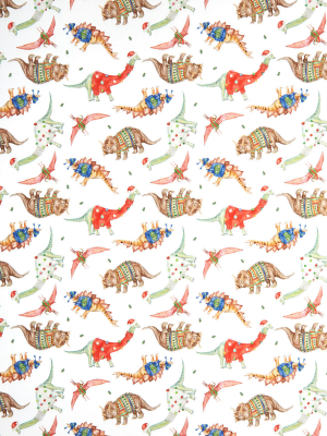 Jolly And Jurassic Wrapping Paper