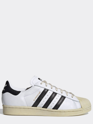 Adidas Originals Superstar 80's Sneakers In Off White And Black