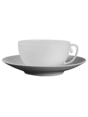 Hemisphere White Teacup