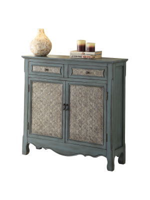 Console Table Antique Blue - Acme Furniture