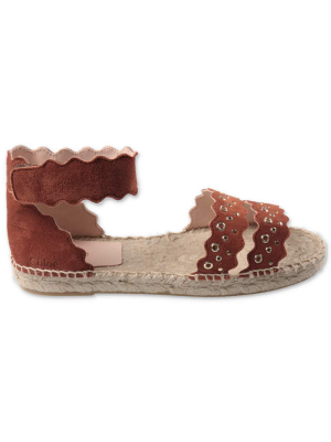 Chloé Kids Grommet Studded Strap Sandals