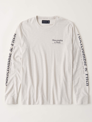 Long-sleeve Logo Tee