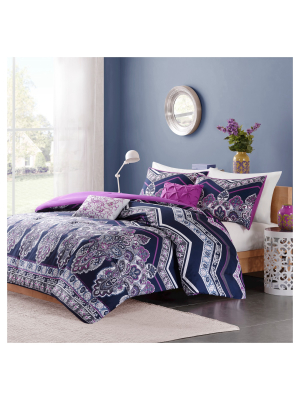Blakely Comforter Set - Purple