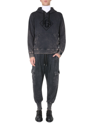 Dolce & Gabbana Washed Effect Cargo Track Pants