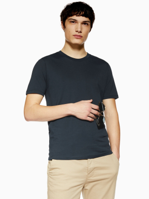 Selected Homme Navy 'perfect' T-shirt