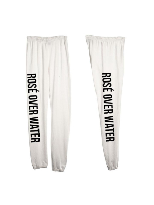 Rosé Over Water [women's Sweatpants]