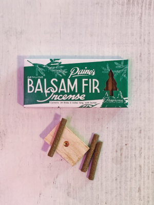 Balsam Incense Sticks & Burner (24 Count)