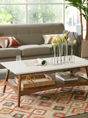 Avenu Coffee Table - White/pecan