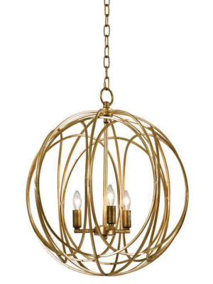 Ofelia Chandelier Large (gold Leaf)