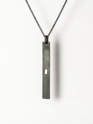 Plate Necklace (0.8 Ct, Diamond Slab, Ka+dia)