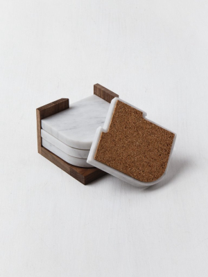 Marble Coaster And Trivet