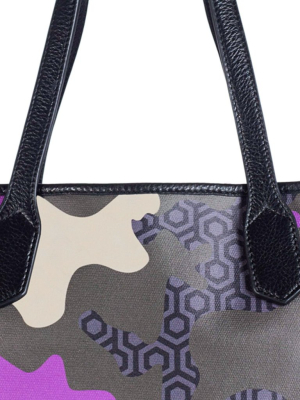 Jet Set Tote - Camo Orchid