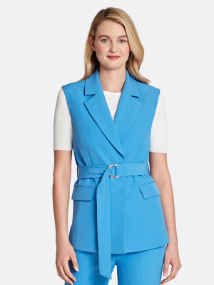 Milano Twill Belted Vest