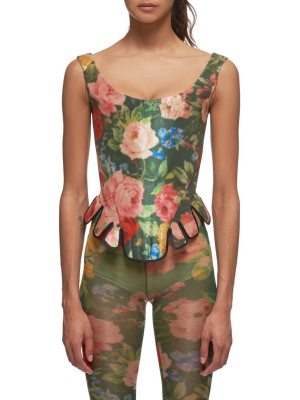 Floral Corset (corset-k-lowry-green)