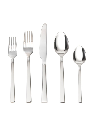 42pc Stainless Steel Ciro Silverware Set - Fortessa Tableware Solutions