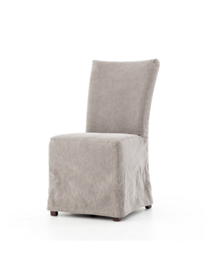 Vista Dining Chair In Heather Twill Carbon