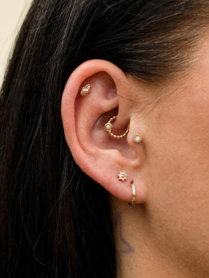 Diamond Clicker Earring
