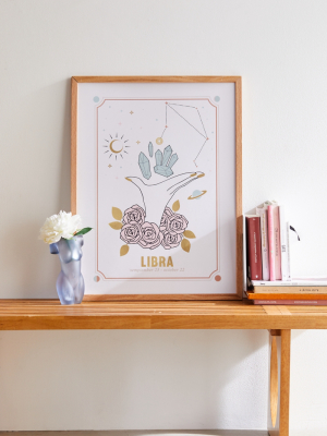 Emanuela Carratoni Zodiac Series Libra Art Print