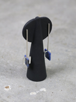 Meter Earrings – Lapis