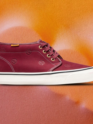 Vans Vault X Lqqk Og Chukka Boot Lx - Burgundy