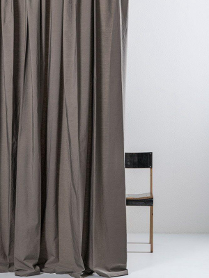 Egyptian Cotton Curtain Col. Stone - Extra Wide ( Col 09 )