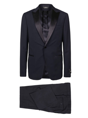 Z Zegna Single Breasted Two-piece Smoking Suit