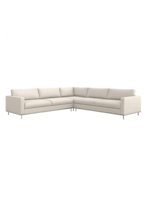 Valencia 3 Piece Sectional In Pearl