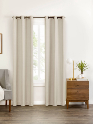 84"x40" Celeste Draft Stopper Blackout Curtain Panel - Eclipse