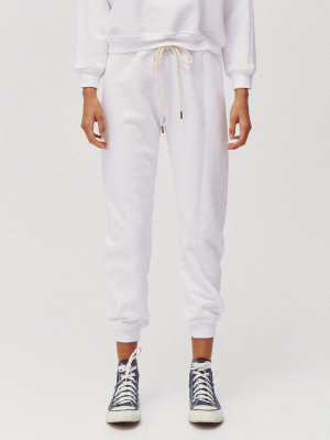 The Pure Knits Vintage Sweatpant. -- True White