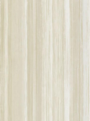 Stripe Wallpaper In Tan From The French Impressionist Collection By Seabrook Wallcoverings